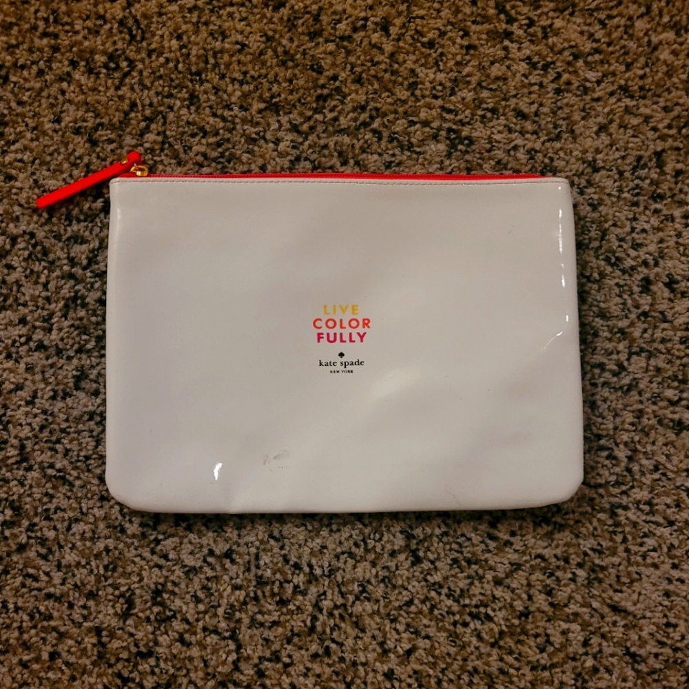 Kate Spade White Pouch